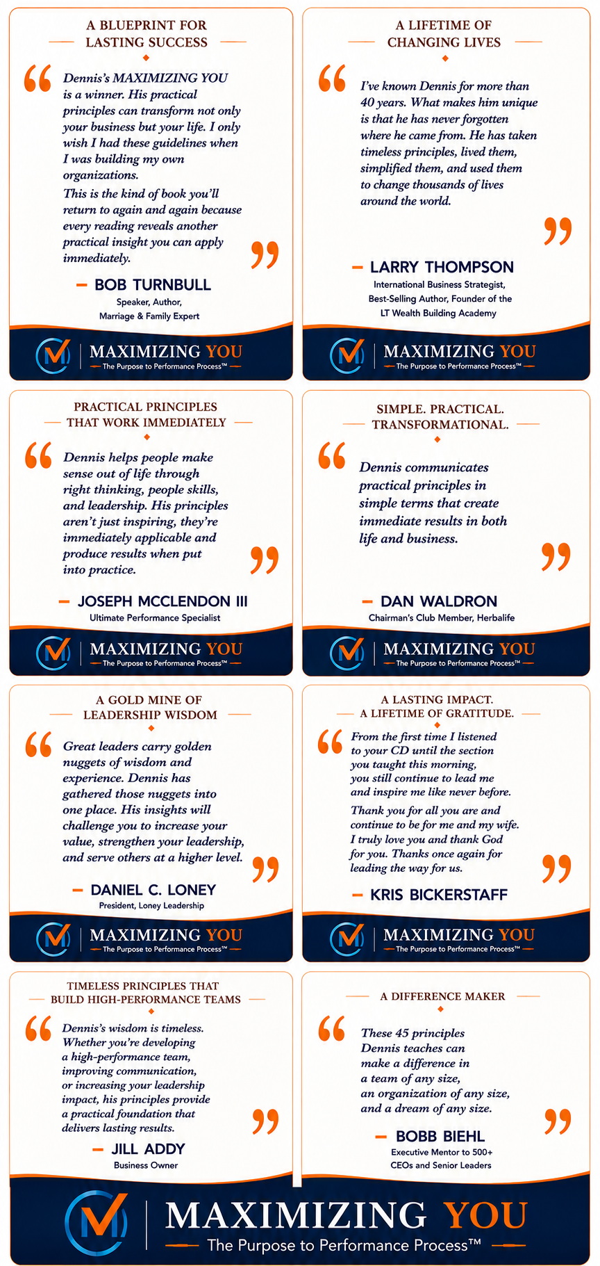 Website Testimoy page